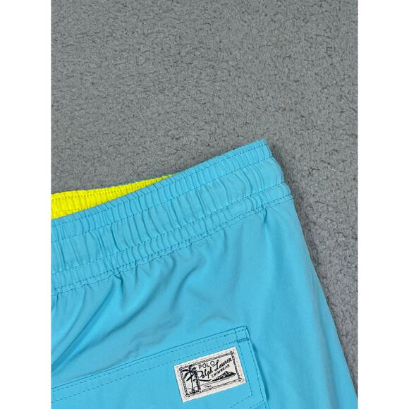 Polo Ralph Lauren Mens Size 4XB Blue Swim Trunks - Picture 10 of 13